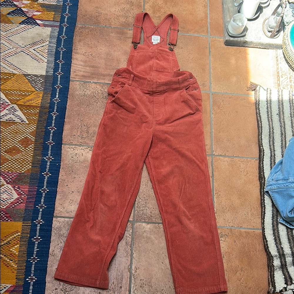 The Salty Blonde x Billabong | Rust corduroy overalls